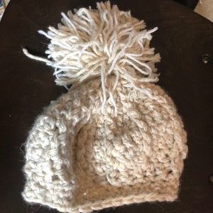 White Knit Hat
